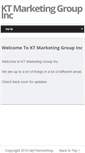 Mobile Screenshot of ktmarketinggroup.com