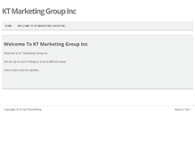Tablet Screenshot of ktmarketinggroup.com